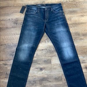 Silver Eddie Indigo relaxed fit tapered leg 33 x34